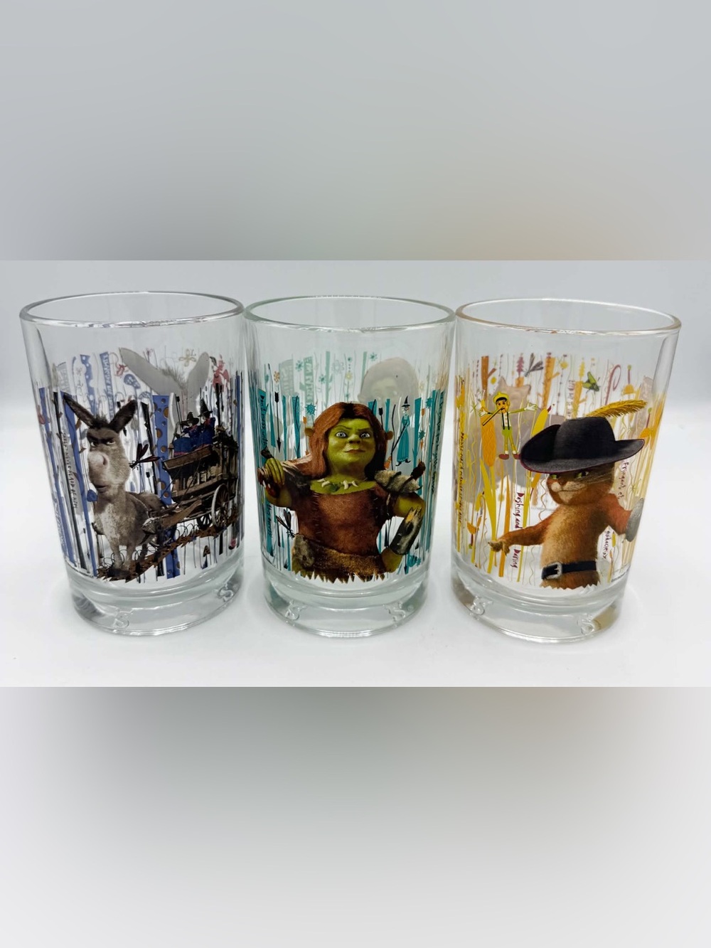 Shrek Forever After Drinking Glasses McDonalds